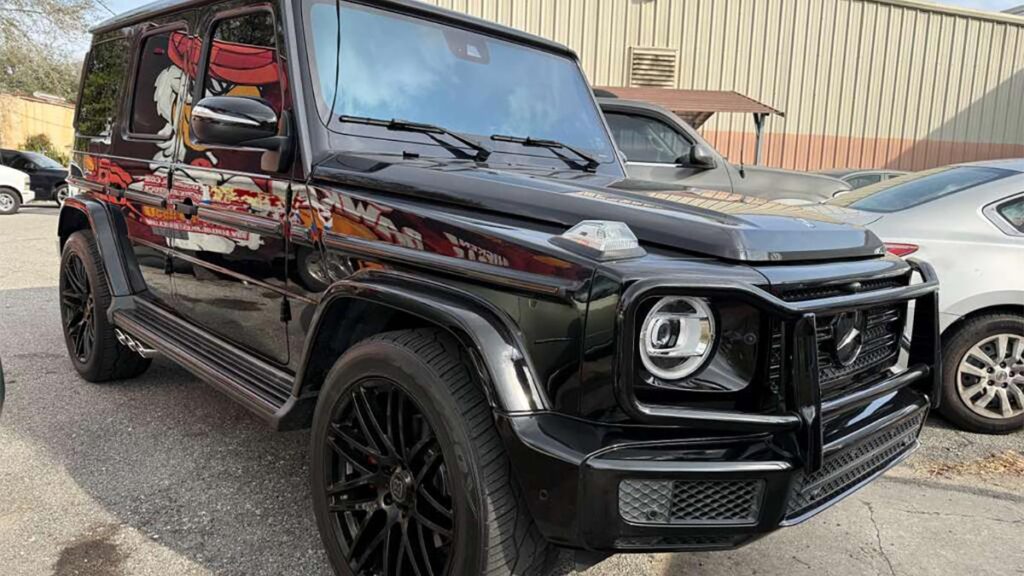 2019 Mercedes-Benz G 550 at SS Customs for performance upgrades and maintenance